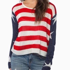 American Flag Sweater
